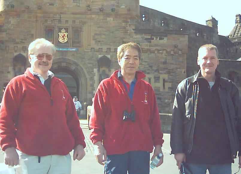 Left to right: Jim Palmer, Kancho Kanazawa, Dave Kershaw.