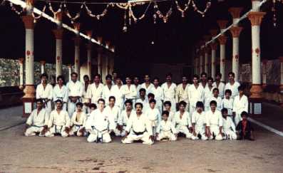 Pradeep Nervakar's temple dojo in Panaji, Goa