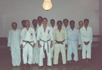 At Barry Waby's Ciba Geigy Dojo, Goa